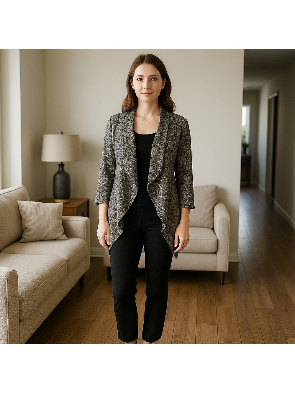 Bar III Cardigan Open Front